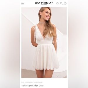 Lucy In the Sky Ysabel Ivory Dress